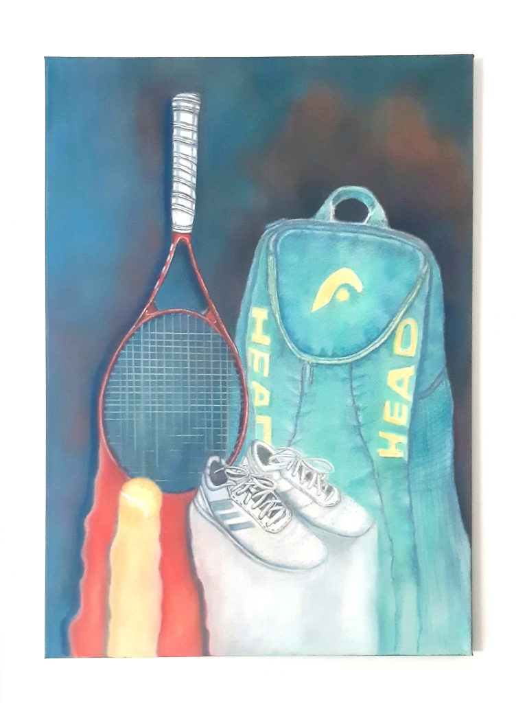 'Time', pastel on canvas, 50 x 70